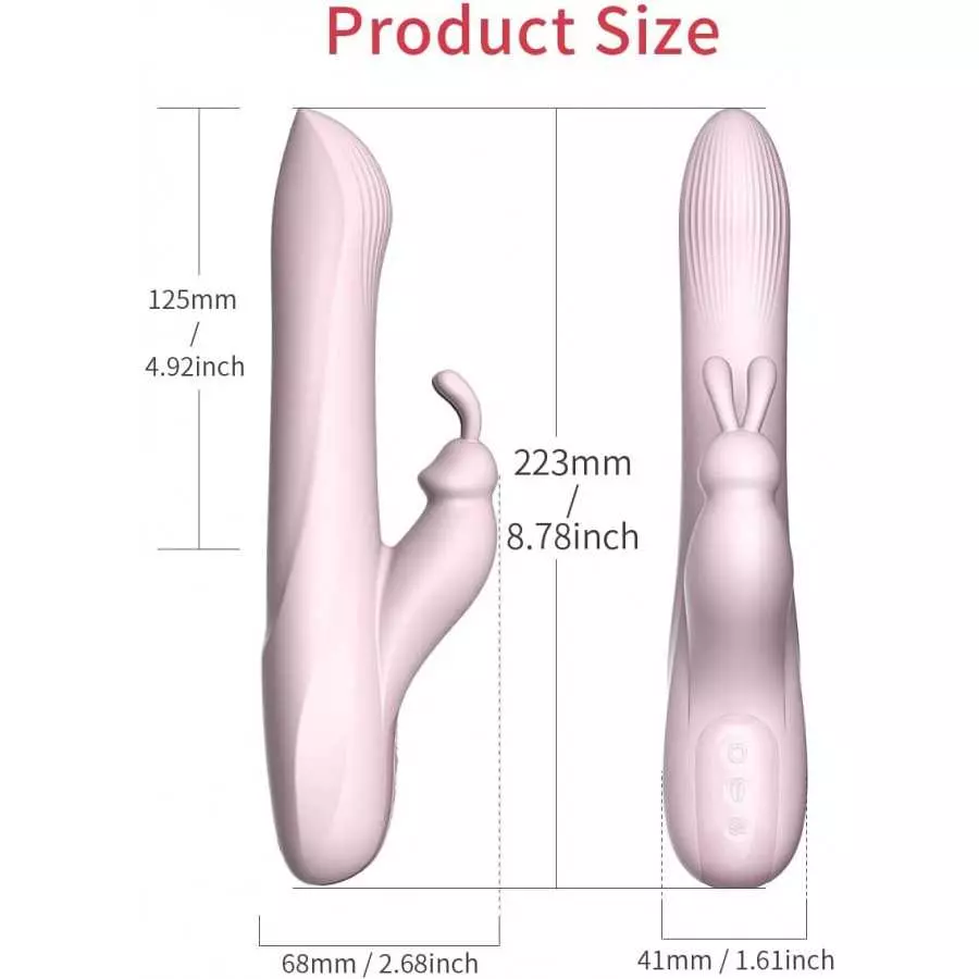 AIYULONG Personal Massager for Women, G-Spot Vibrator Clit, Quiet & USB Rechargeable Waterproof Vibrator - 9 Vibration Modes & 7