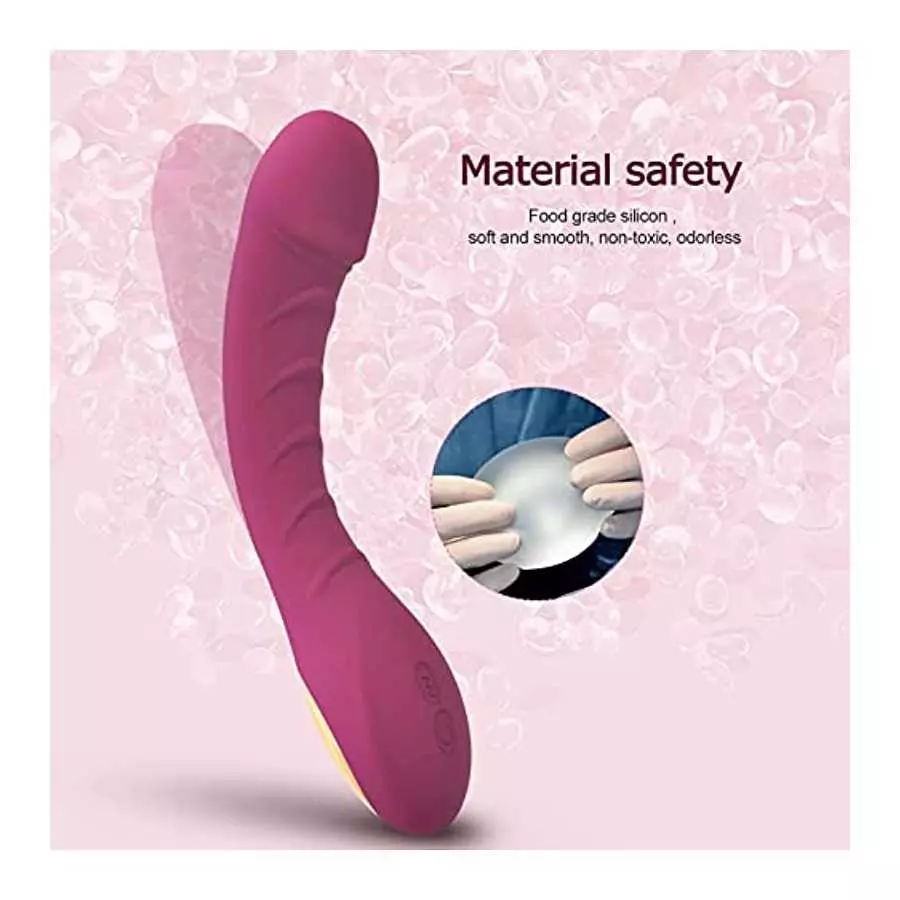 G Spot Clitoral Anal Vibrator Sex Toy with 12 Vibration Modes Waterproof Rechargeable Rose Toy Adult Toy for Women Couple Adult 