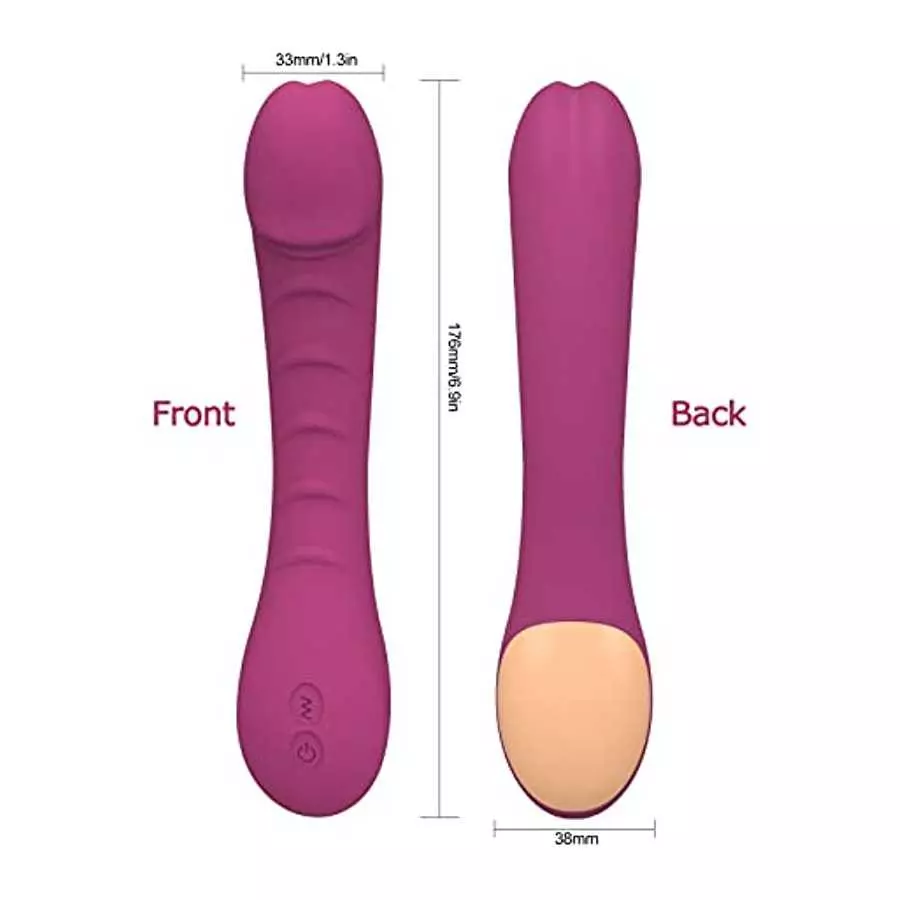 G Spot Clitoral Anal Vibrator Sex Toy with 12 Vibration Modes Waterproof Rechargeable Rose Toy Adult Toy for Women Couple Adult 