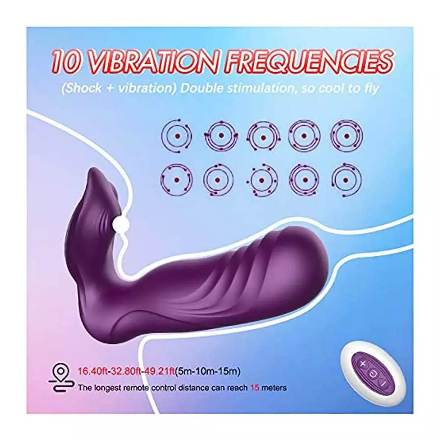 Wearable Thrusting Dildos Vibtator for Women Remote Contorl Clitoris Stimulator Vaginal Massager Female Masturbator Sex Toys for