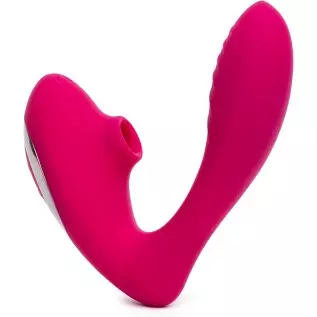 Lovehoney Indulge Clitoral Sucking Toy - Vibrating Sex Toy for Clit and G-spot Double Stimulation - Waterproof Sucker Vibrator -