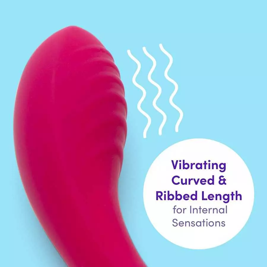 Lovehoney Indulge Clitoral Sucking Toy - Vibrating Sex Toy for Clit and G-spot Double Stimulation - Waterproof Sucker Vibrator -