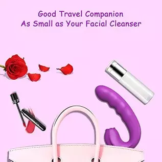 Rotating Clitoral Licking G Spot Vibrator: Clit Tongue Dildo Stimulator for Vaginal Pleasure,Anal Breast Nipple Massager with 10