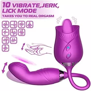 Squirting Toys for Woman Sex - 3 in 1 Vibrating Dildo Thrusting Toys for Woman G Spot,Vibration Tongue for Licking Clitoral Nipp Squirting Toys for Woman Sex - 3 in 1 Vibrating Dildo Thrusting Toys for Woman G Spot,Vibration Tongue for Licking Clitoral Nipp