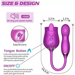 Squirting Toys for Woman Sex - 3 in 1 Vibrating Dildo Thrusting Toys for Woman G Spot,Vibration Tongue for Licking Clitoral Nipp Squirting Toys for Woman Sex - 3 in 1 Vibrating Dildo Thrusting Toys for Woman G Spot,Vibration Tongue for Licking Clitoral Nipp