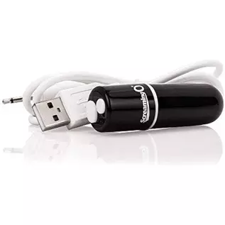 Screaming O Charged Vooom Rechargeable Bullet Vibe, Black Screaming O Charged Vooom Rechargeable Bullet Vibe, Black