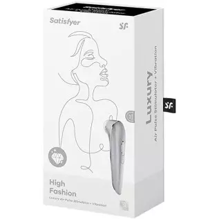 Satisfyer Luxury High Fashion Air-Pulse Clitoral Vibrator - Non-Contact Clitoral Sucking Pressure-Wave Technology Plus Vibration