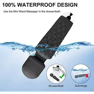 YINGE Mini Wand Massager for Women/Man with Powerful Vibrating Small Cordless Handheld Bullet Personal Waterproof Deep Tissue Th YINGE Mini Wand Massager for Women/Man with Powerful Vibrating Small Cordless Handheld Bullet Personal Waterproof Deep Tissue Th