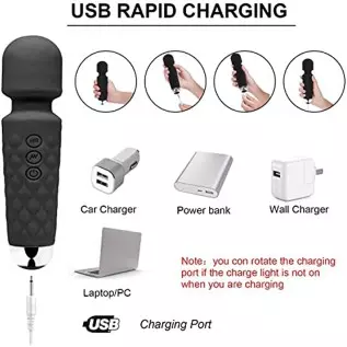 YINGE Mini Wand Massager for Women/Man with Powerful Vibrating Small Cordless Handheld Bullet Personal Waterproof Deep Tissue Th YINGE Mini Wand Massager for Women/Man with Powerful Vibrating Small Cordless Handheld Bullet Personal Waterproof Deep Tissue Th