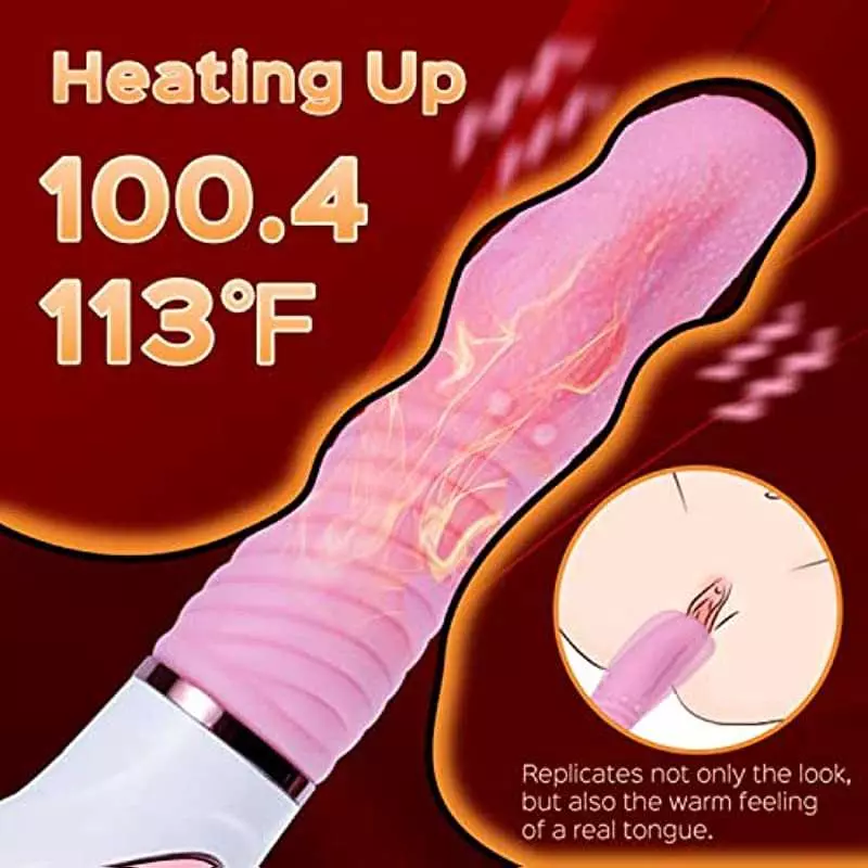 Tongue Vibrator Sex Toy, Honey Play Box “Tongue Demon”Female Sex Stimulator, Clitoris G-Spot Soft Tongue Licking Nipple Massager