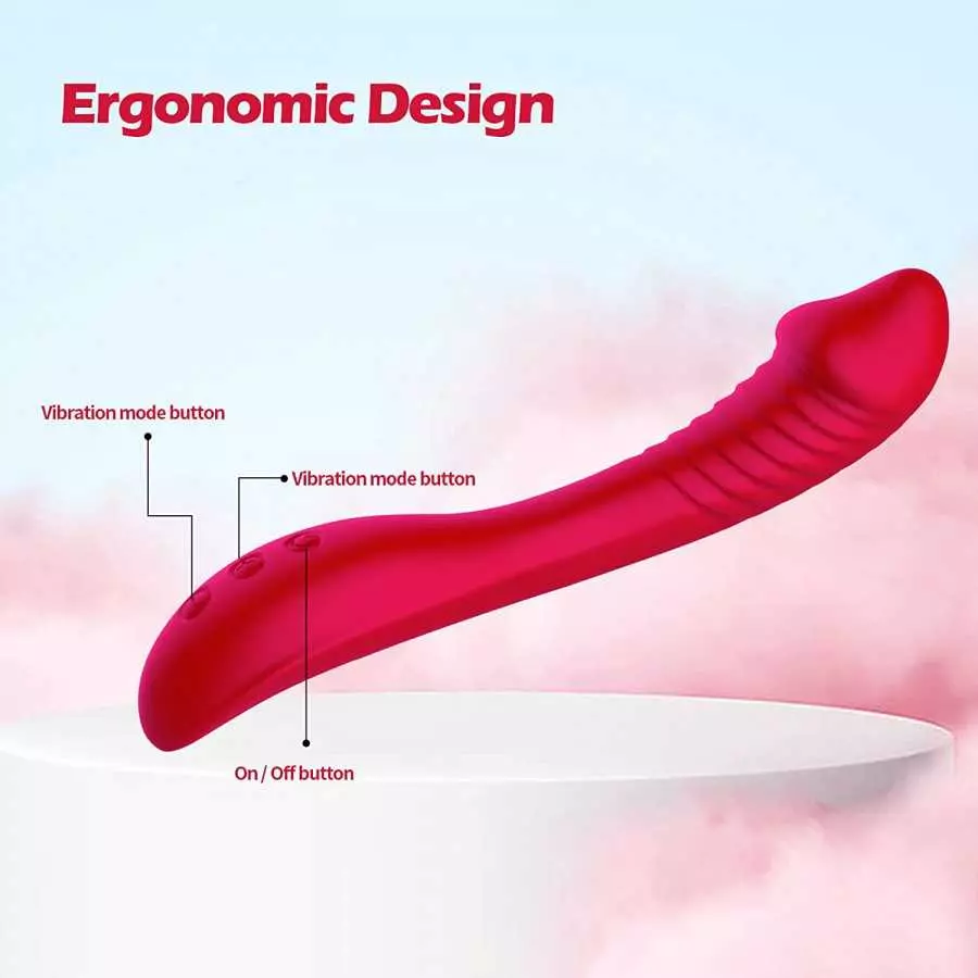 G-Spot Vibrator for Women,8.5 inch Realistic Vibrator with 10 Vibration Modes,Waterproof Rechargeable Vibrator Adult Sex Toy Gif