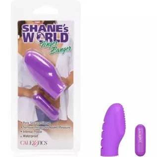 CalExotics Shane’s World Finger Banger - Vibrating Silicone Sex Toy for Couples - Waterproof Vibrator – Vibe Finger G Spot Tickl