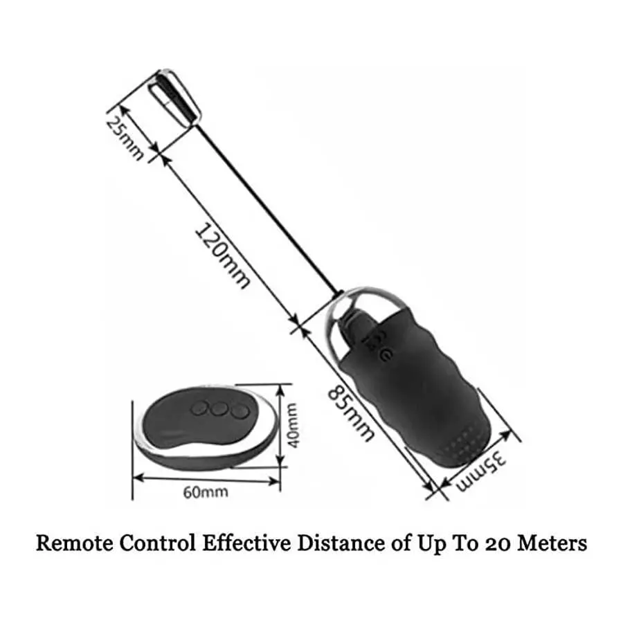 MASVSAM Adult Remote Control G-spot Clitoris Bullet Vibrator with 10 Vibration Modes, Waterproof Vibrating Egg for Clitoral Nipp
