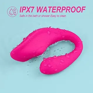 Waterproof Couples Vibrator with 2 Motors 9 Powerful Vibrations, Wireless Remote Control Clitoris G Spot Stimulator, Angle Adjus Waterproof Couples Vibrator with 2 Motors 9 Powerful Vibrations, Wireless Remote Control Clitoris G Spot Stimulator, Angle Adjus