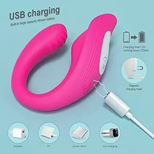 Waterproof Couples Vibrator with 2 Motors 9 Powerful Vibrations, Wireless Remote Control Clitoris G Spot Stimulator, Angle Adjus Waterproof Couples Vibrator with 2 Motors 9 Powerful Vibrations, Wireless Remote Control Clitoris G Spot Stimulator, Angle Adjus
