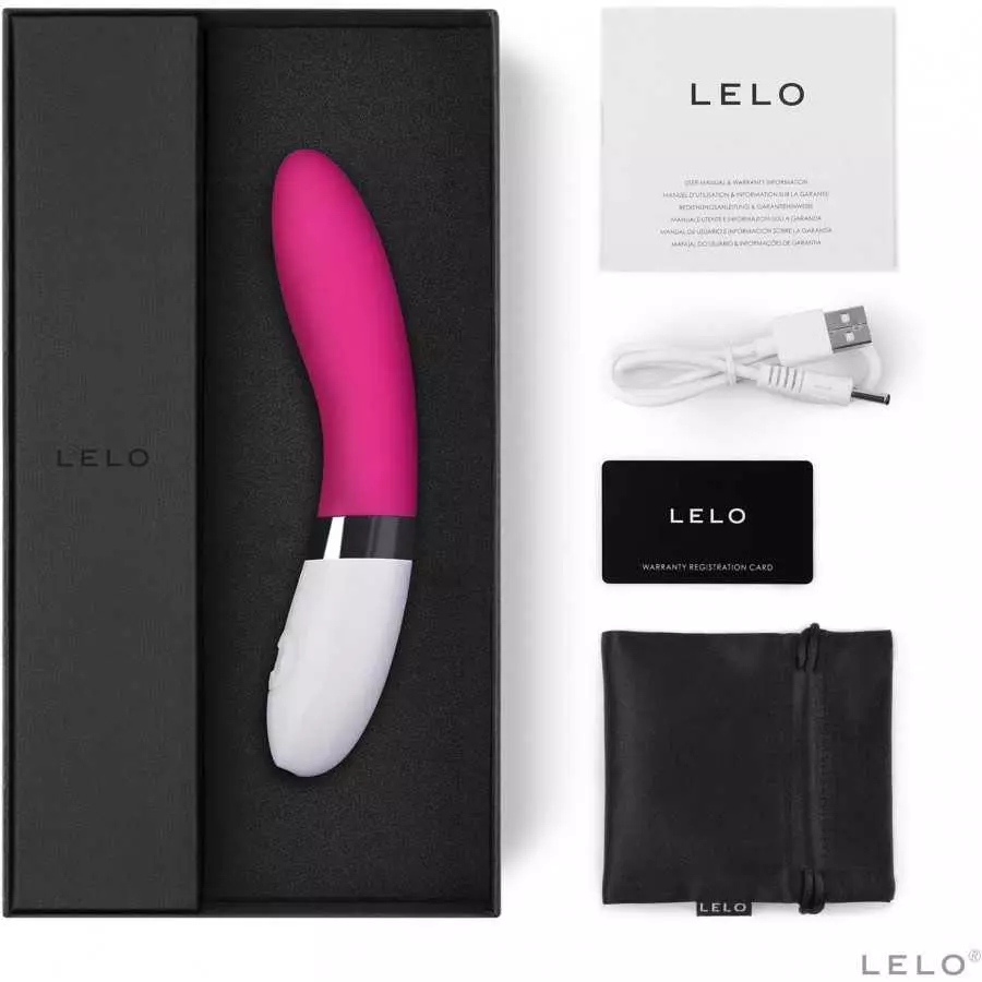 LELO LIV 2 Intimate Electric Massager Cerise, Women's Personal Massager with Thrilling Vibes and Medium Size to Fit Every Woman