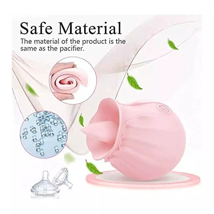 Roses for Women Rose Sucking Toys Tongue Vibrator for Women Rose Vibrating Pussy Licking Machines for Women Clit Rose Nipple Suc