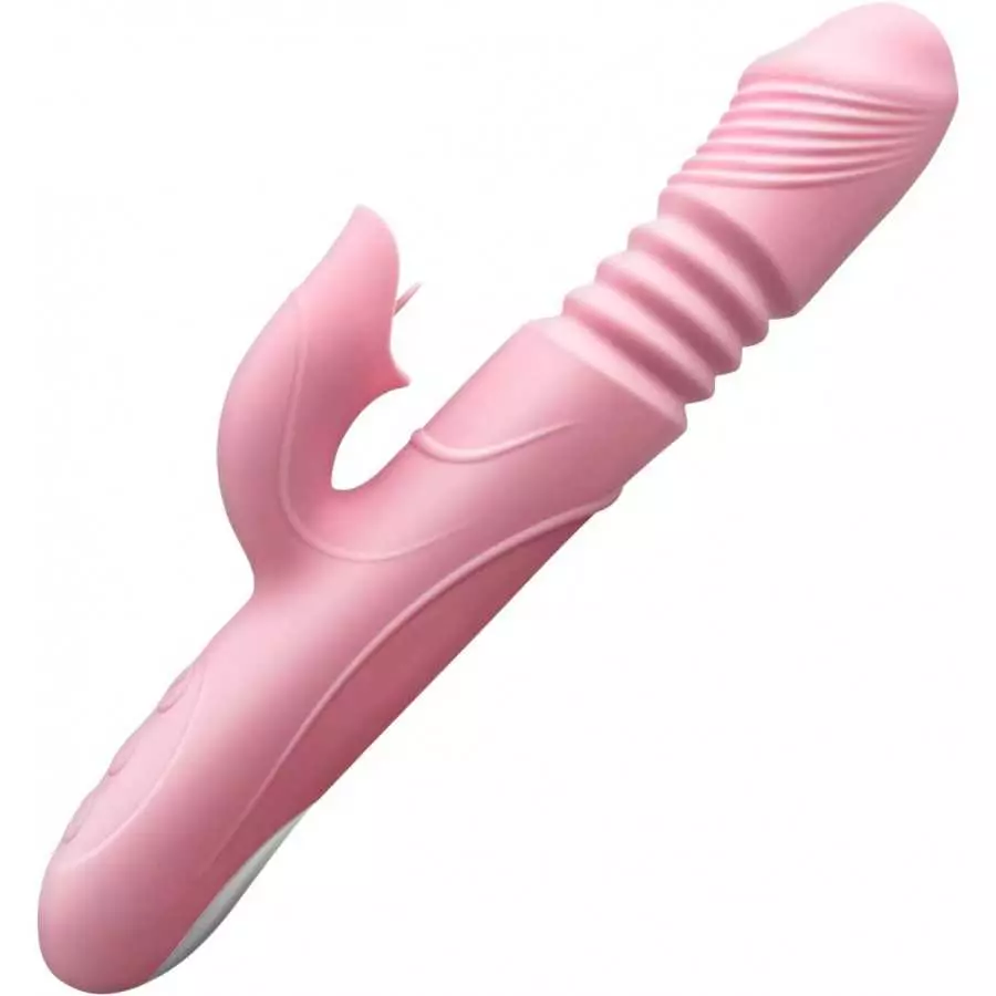G-spot Vibrator with Tickler, Dual Motors Rechargeable Silicone Stimulator with 7 Vibration Modes Waterproof Sex Toys for Female G-spot Vibrator with Tickler, Dual Motors Rechargeable Silicone Stimulator with 7 Vibration Modes Waterproof Sex Toys for Female