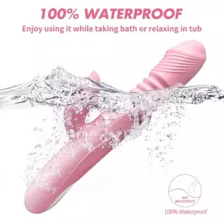 G-spot Vibrator with Tickler, Dual Motors Rechargeable Silicone Stimulator with 7 Vibration Modes Waterproof Sex Toys for Female