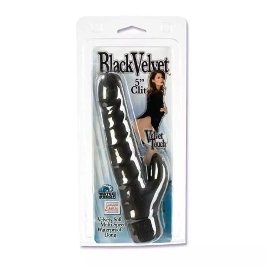 CalExotics Black Velvet 5" CLIT STIM