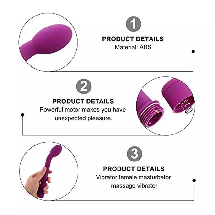 EXCEART Adult Vibrator Personal Wand Mini Massager Oral Tongue Simulator Clitoral Vibrator Nipple Suction Vagina G Spot Sex Toy