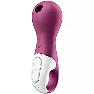 Satisfyer Lucky Libra Air Pulse Clitoris Stimulating Vibrator - Non-Contact Clitoral Sucking Pressure-Wave Technology & Vibratio