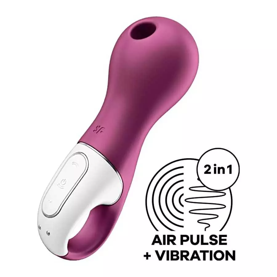 Satisfyer Lucky Libra Air Pulse Clitoris Stimulating Vibrator - Non-Contact Clitoral Sucking Pressure-Wave Technology & Vibratio