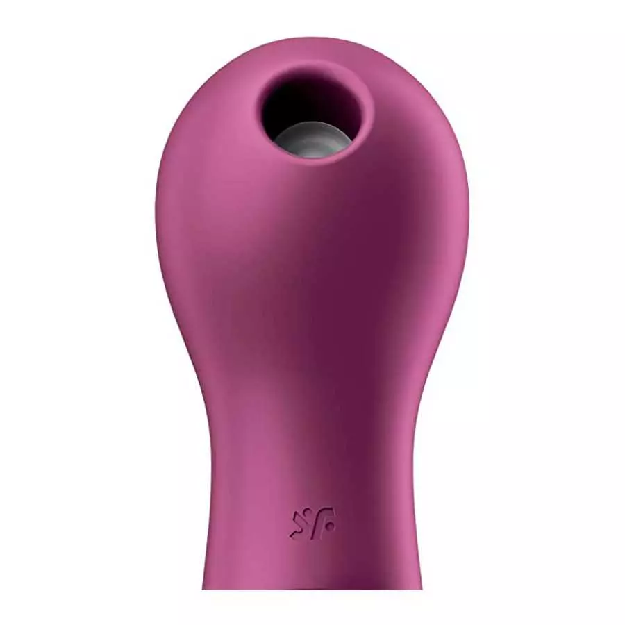 Satisfyer Lucky Libra Air Pulse Clitoris Stimulating Vibrator - Non-Contact Clitoral Sucking Pressure-Wave Technology & Vibratio