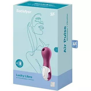 Satisfyer Lucky Libra Air Pulse Clitoris Stimulating Vibrator - Non-Contact Clitoral Sucking Pressure-Wave Technology & Vibratio Satisfyer Lucky Libra Air Pulse Clitoris Stimulating Vibrator - Non-Contact Clitoral Sucking Pressure-Wave Technology & Vibratio
