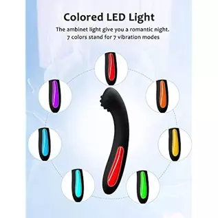 G Spot Vibrator Dildo for Women, Clit Vibrator with 7 Vibration Modes, Silicone Rechargeable Adult Sex Toys for Couples