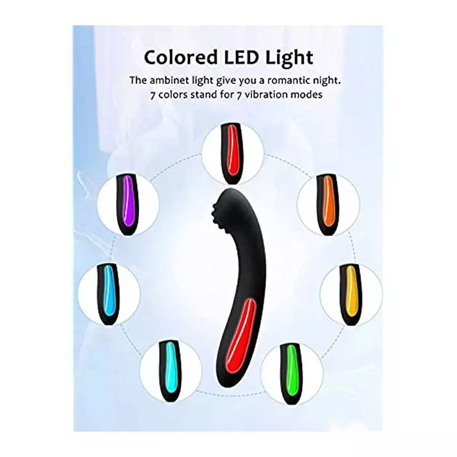 G Spot Vibrator Dildo for Women, Clit Vibrator with 7 Vibration Modes, Silicone Rechargeable Adult Sex Toys for Couples