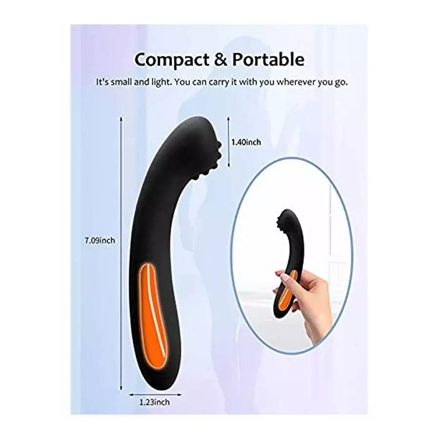 G Spot Vibrator Dildo for Women, Clit Vibrator with 7 Vibration Modes, Silicone Rechargeable Adult Sex Toys for Couples