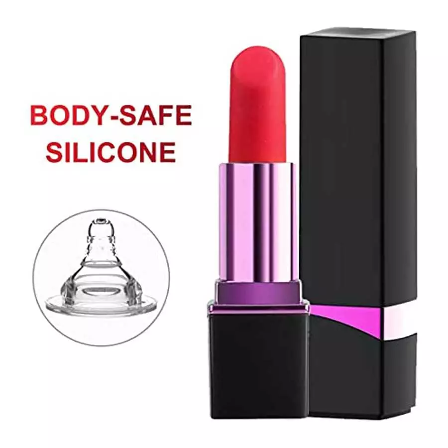 Bullet Vibrator Lipstick Shape with 10 Vibration Modes Sex Toys for Women or Couples Clitorals Stimulator Licking Toy for Woman 