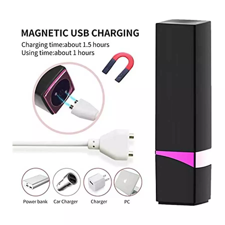 Bullet Vibrator Lipstick Shape with 10 Vibration Modes Sex Toys for Women or Couples Clitorals Stimulator Licking Toy for Woman 