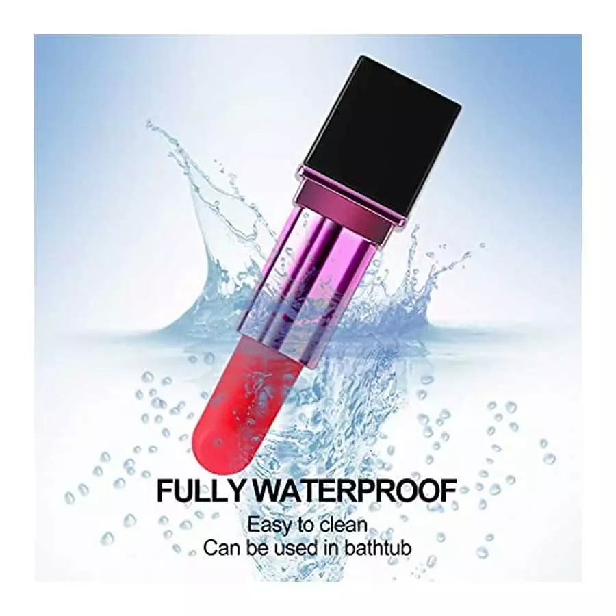 Bullet Vibrator Lipstick Shape with 10 Vibration Modes Sex Toys for Women or Couples Clitorals Stimulator Licking Toy for Woman 