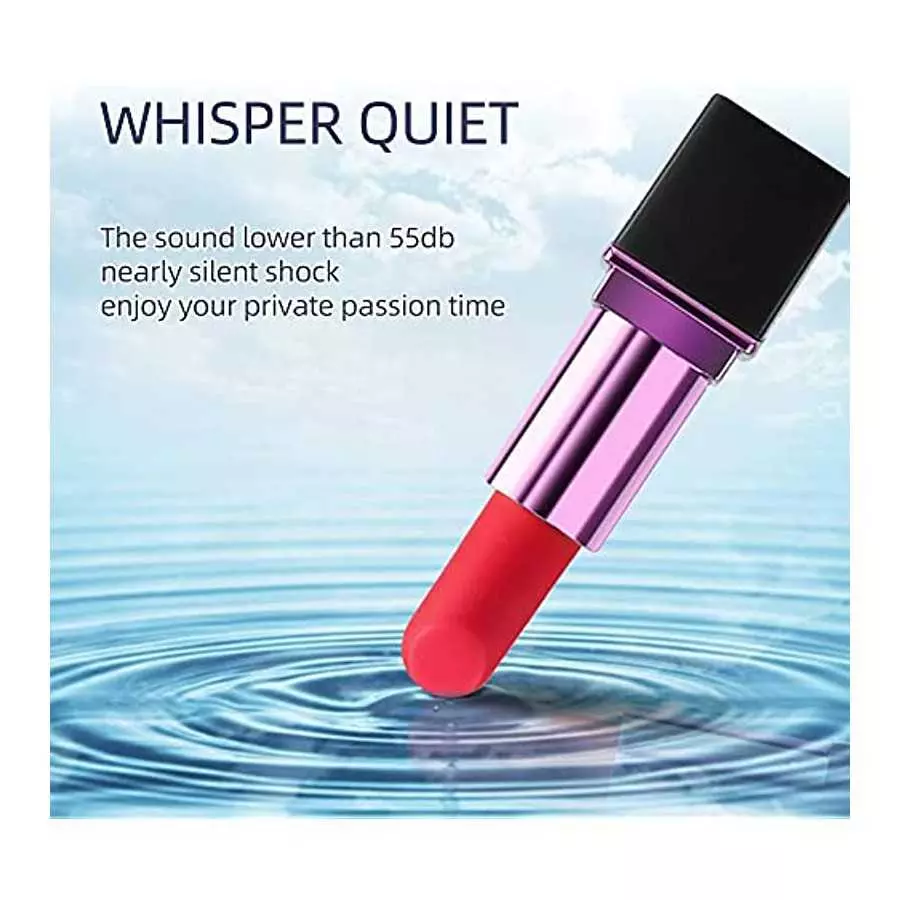 Bullet Vibrator Lipstick Shape with 10 Vibration Modes Sex Toys for Women or Couples Clitorals Stimulator Licking Toy for Woman 