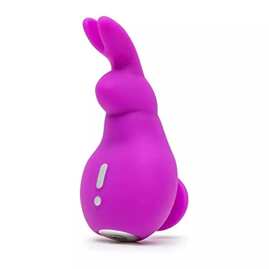 Lovehoney Happy Rabbit Mini Ears Clitoral Vibrator - Small Clitoral Rabbit Vibrator for Women - Thick Flexible Rabbit Ears - Rec Lovehoney Happy Rabbit Mini Ears Clitoral Vibrator - Small Clitoral Rabbit Vibrator for Women - Thick Flexible Rabbit Ears - Rec