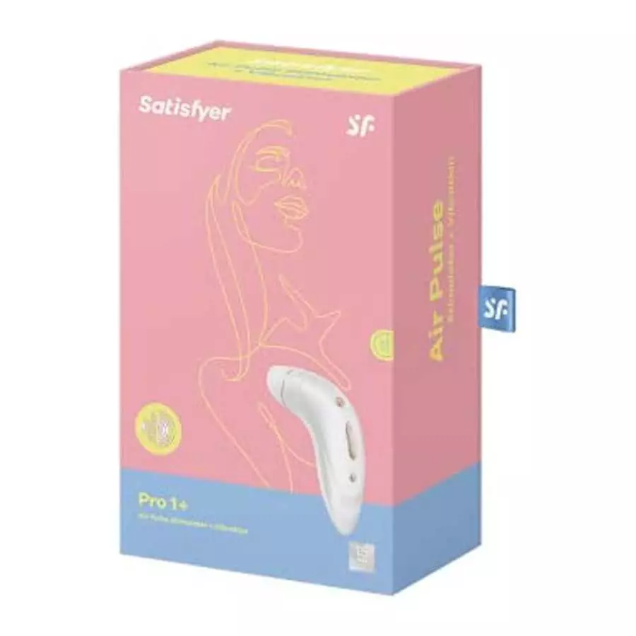 Satisfyer Pro 1+ Air-Pulse Clitoris Stimulating Vibrator - Non-Contact Clitoral Sucking Pressure-Wave Technology & Vibration, Wa