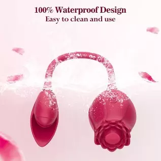 Clitoral G-spot Rose Vibrator Toy with Vibrating, Rose Toy for Women Vaginal Anal Stimulator Breast Nipple Egg Massager with 10 Clitoral G-spot Rose Vibrator Toy with Vibrating, Rose Toy for Women Vaginal Anal Stimulator Breast Nipple Egg Massager with 10