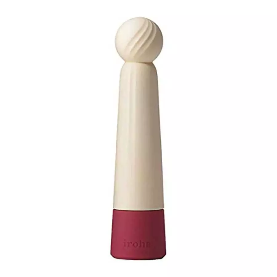 TENGA HMR-01 iroha Rin Akane Burgundy Vibrator for Women, Soft Touch Silicone 4-Mode Waterproof Vibrator