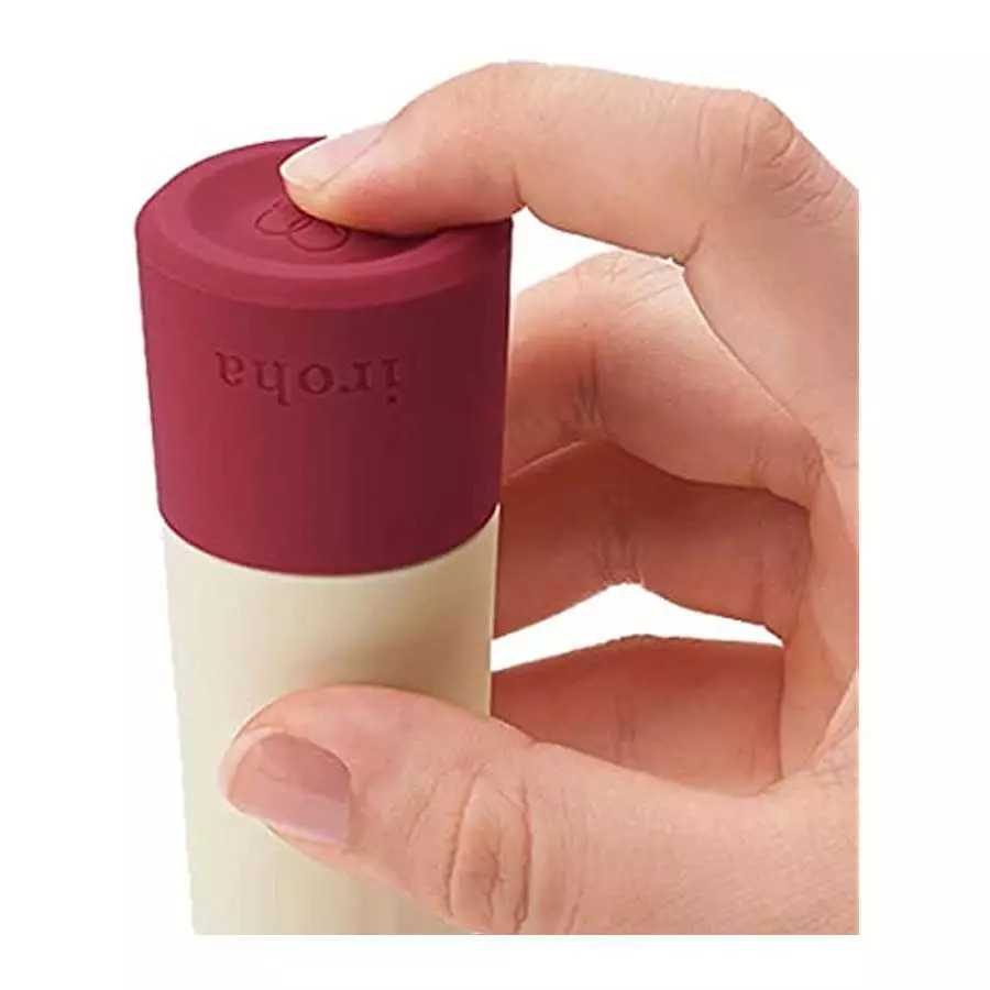 TENGA HMR-01 iroha Rin Akane Burgundy Vibrator for Women, Soft Touch Silicone 4-Mode Waterproof Vibrator