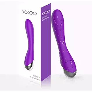 WD2819 Clitoral G-Spot Powerful Purple Vibrator, Clitoral Vibrator,Waterproof Dildo Clit Stimulator with 10 Vibration Modes Soft