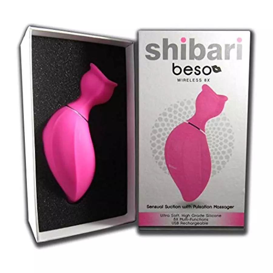 SHIBARI Beso, Power Suction Sex Toy, Pink