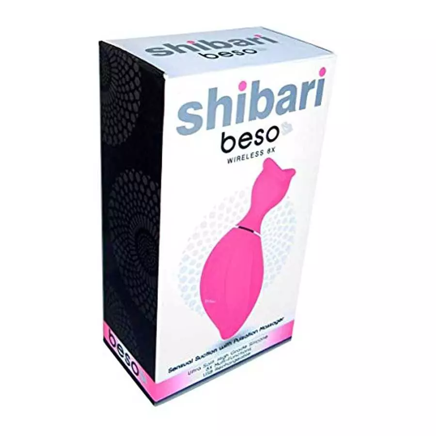 SHIBARI Beso, Power Suction Sex Toy, Pink