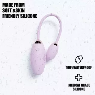 Sakulove Sonic Clitoral Stimulator Non-Contact Clitoral Sucking,Pressure-Wave Technology, Waterproof, Rechargeable (Pink)