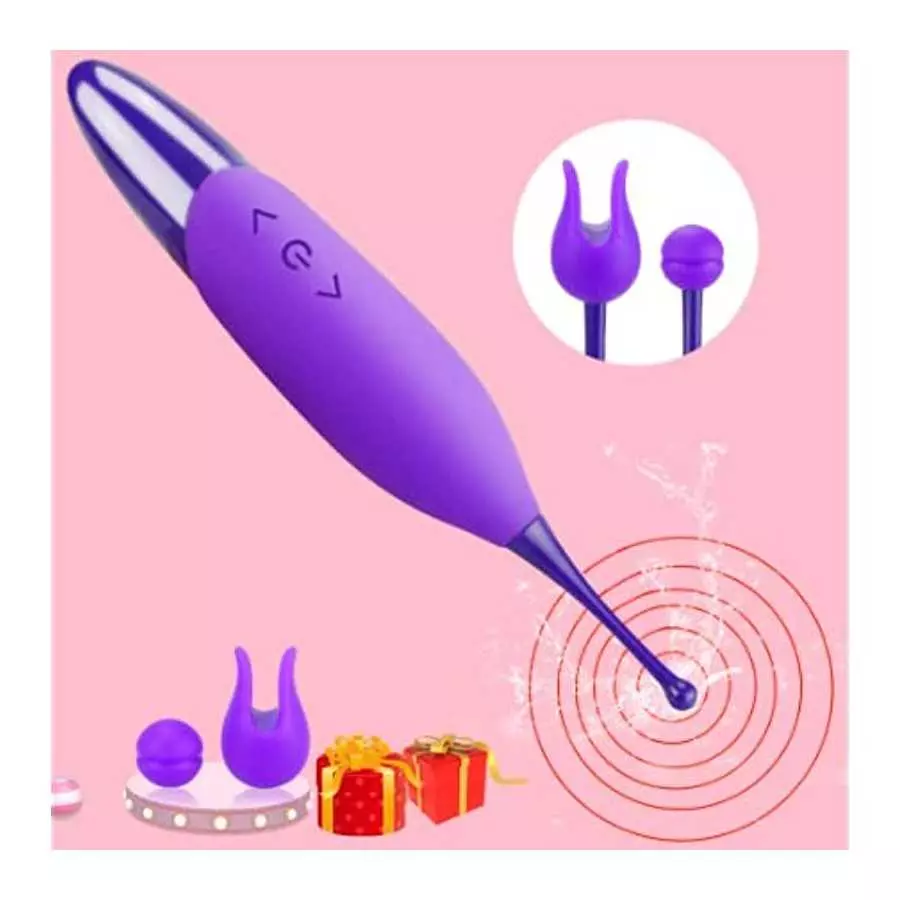 High Frequency Clitoral Vibrator, G Spot Clit Vibrator Stimulator for Women with Whirling Motion Quick Orgasm, Powerful Personal High Frequency Clitoral Vibrator, G Spot Clit Vibrator Stimulator for Women with Whirling Motion Quick Orgasm, Powerful Personal