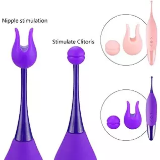 High Frequency Clitoral Vibrator, G Spot Clit Vibrator Stimulator for Women with Whirling Motion Quick Orgasm, Powerful Personal High Frequency Clitoral Vibrator, G Spot Clit Vibrator Stimulator for Women with Whirling Motion Quick Orgasm, Powerful Personal