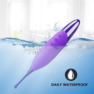 High Frequency Clitoral Vibrator, G Spot Clit Vibrator Stimulator for Women with Whirling Motion Quick Orgasm, Powerful Personal High Frequency Clitoral Vibrator, G Spot Clit Vibrator Stimulator for Women with Whirling Motion Quick Orgasm, Powerful Personal