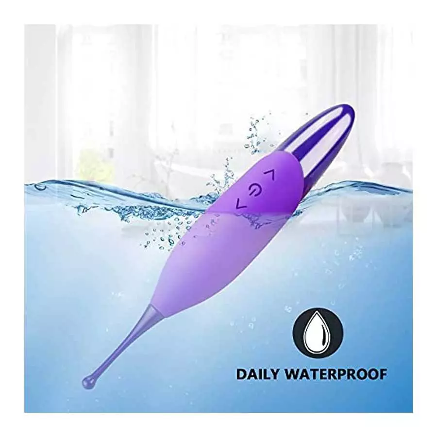 High Frequency Clitoral Vibrator, G Spot Clit Vibrator Stimulator for Women with Whirling Motion Quick Orgasm, Powerful Personal