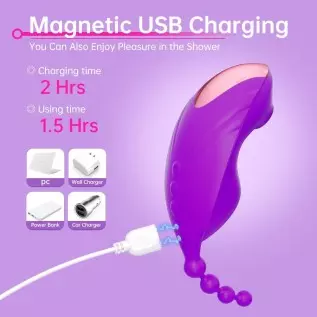 Wearable Vibrator Sex Toys - Rose Sex Toy G Spot Clitoral Stimulatior Butterfly Vibrators with 10 Vibration Modes, Invisible Vib Wearable Vibrator Sex Toys - Rose Sex Toy G Spot Clitoral Stimulatior Butterfly Vibrators with 10 Vibration Modes, Invisible Vib